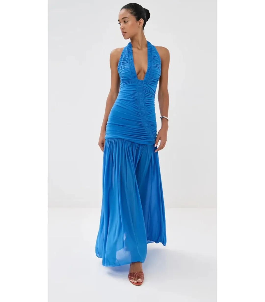 Christopher Esber Orion Gown Lapis Blue Size 8 for rent on The Volte - main image