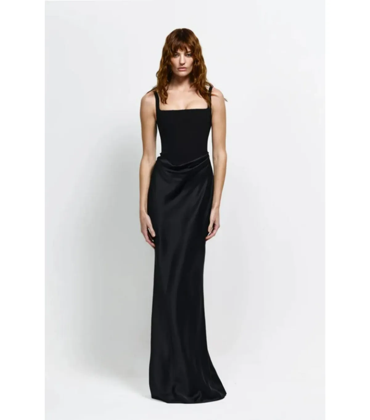 Effie Kats Keanna Gown Black Size 10 for rent on The Volte - main image