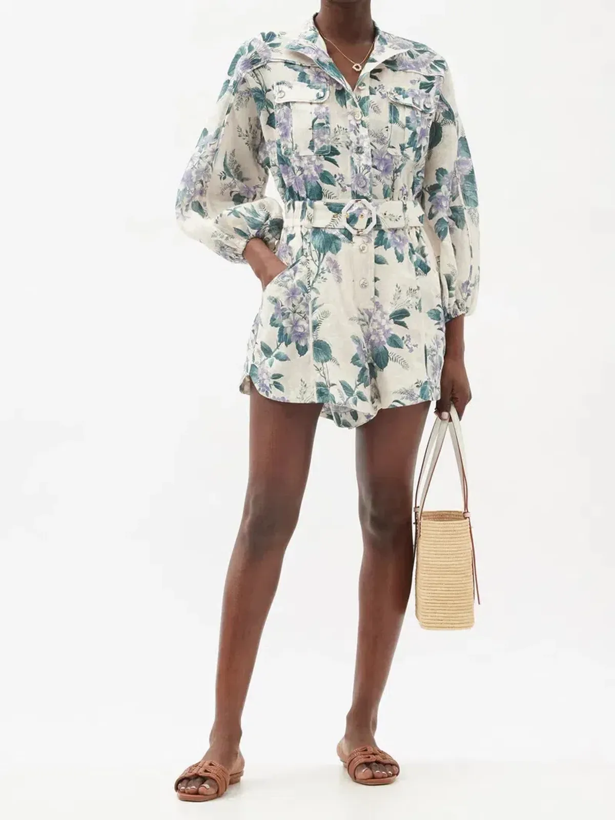 Zimmermann Cassia Playsuit size 2  for rent on The Volte - main image