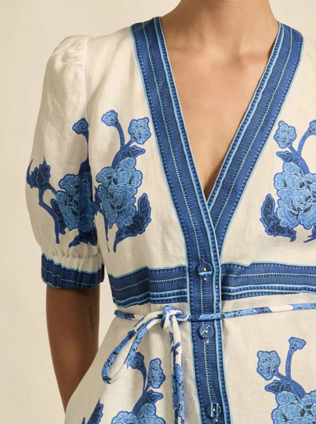 Zoe Kratzmann Portrait Dress Azure Collage size 2  for rent on The Volte - main image