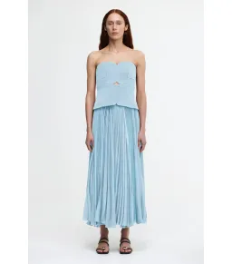 Acler Avonlea Midi Dress Blue Size 8 for rent on The Volte - image 1