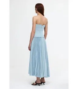 Acler Avonlea Midi Dress Blue Size 8 for rent on The Volte - image 2