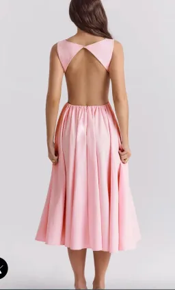 House of CB Cindy Ballerina Twill Midi Sundress for rent on The Volte - image 2