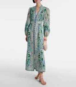 Zimmermann Ottie Midi Dress size 1  for rent on The Volte - image 1