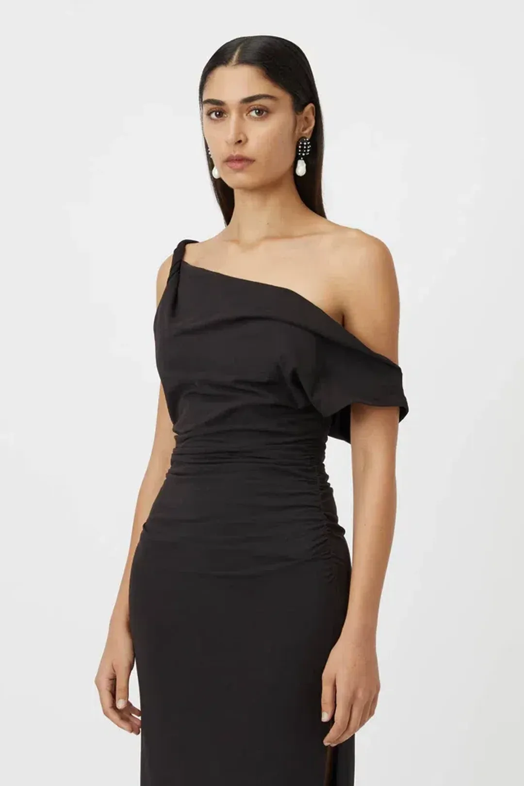 Camilla and Marc Mara Dress Black Size 10 for rent on The Volte - main image