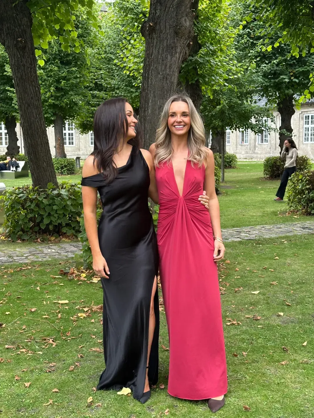 Bec and Bridge Susie Plunge Maxi Dress in Cherry Red Size 6 / XS AU for rent on The Volte - main image