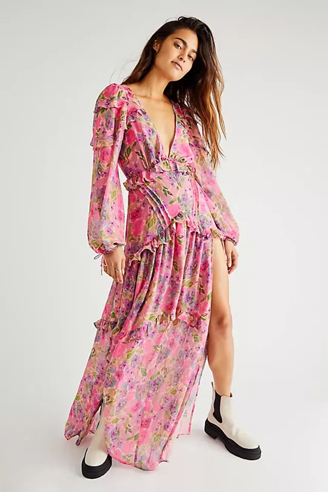 For Love and Lemons Annie Maxi Dress Size Small  for rent on The Volte - main image