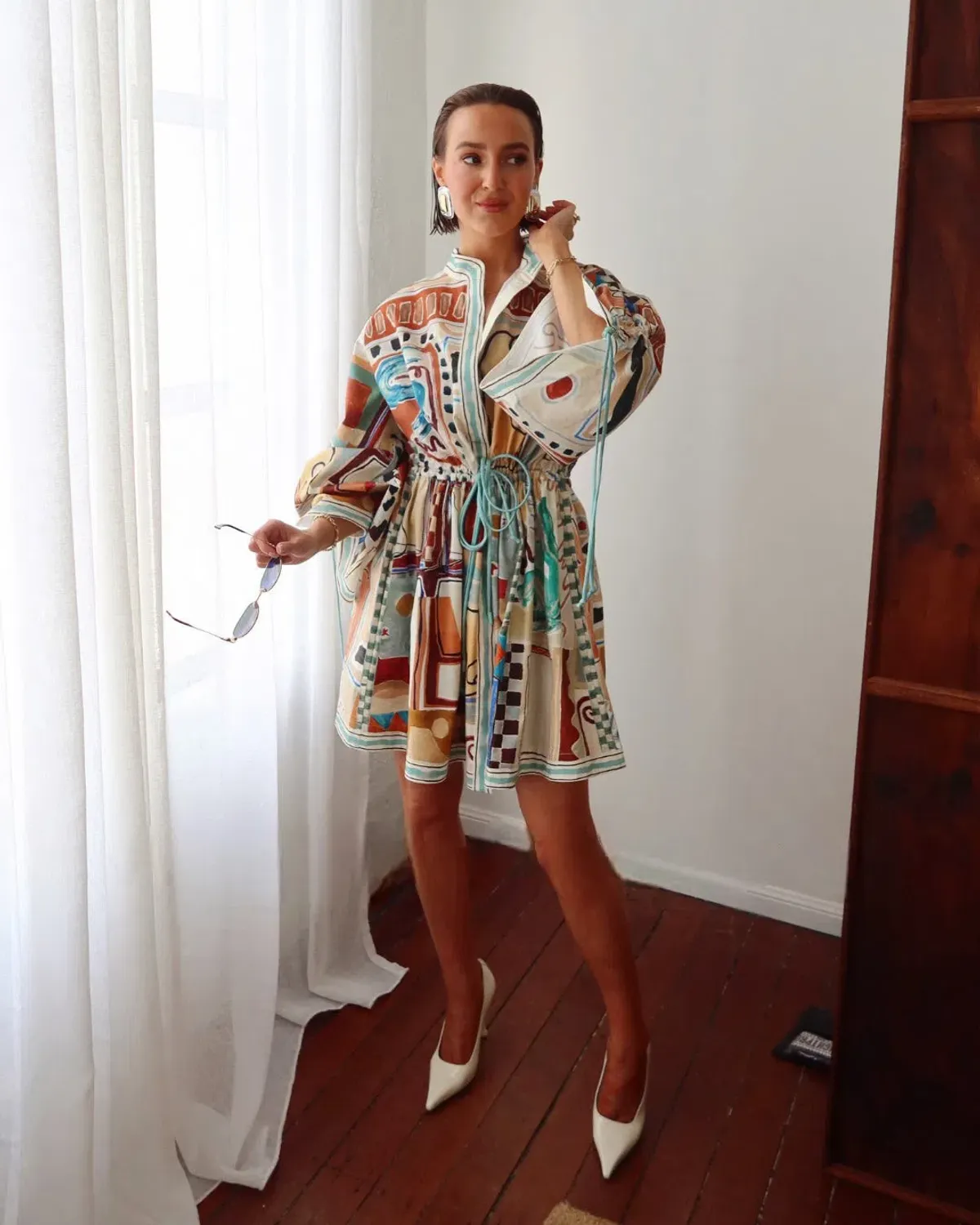 Alemais Michelle Mini Dress Size 10 for rent on The Volte - main image