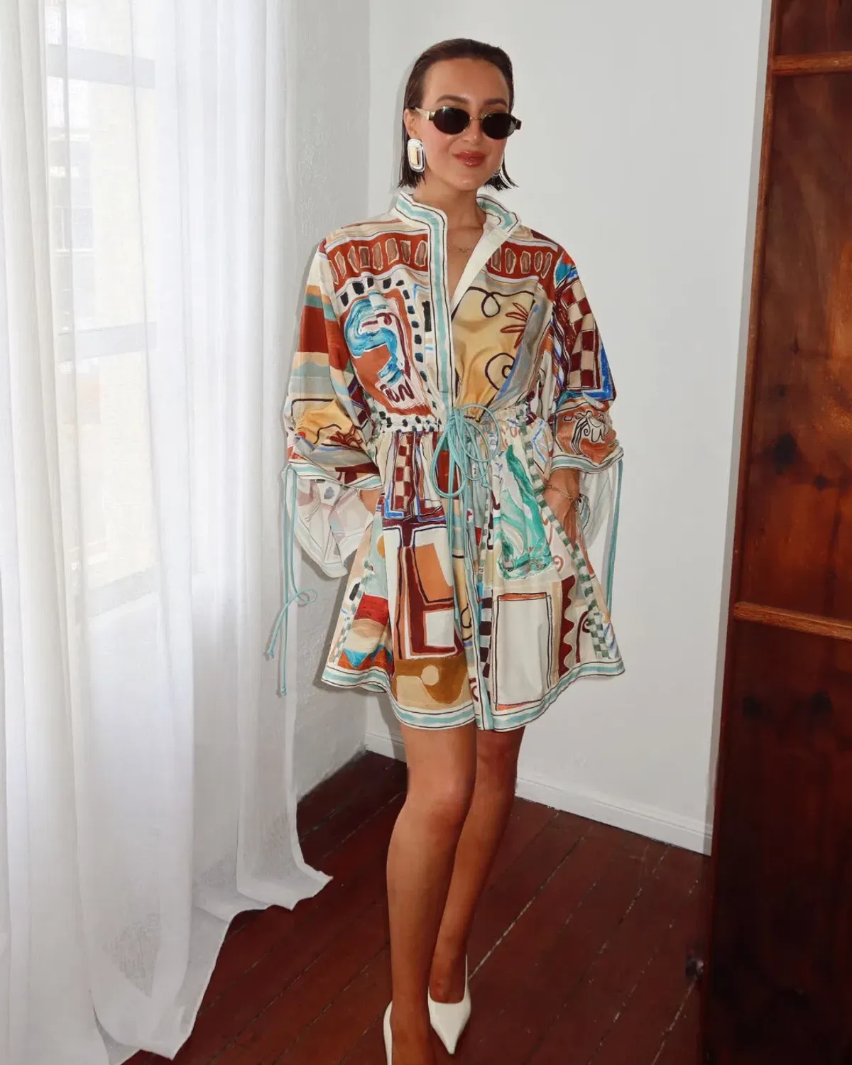 Alemais Michelle Mini Dress Size 12 for rent on The Volte - main image