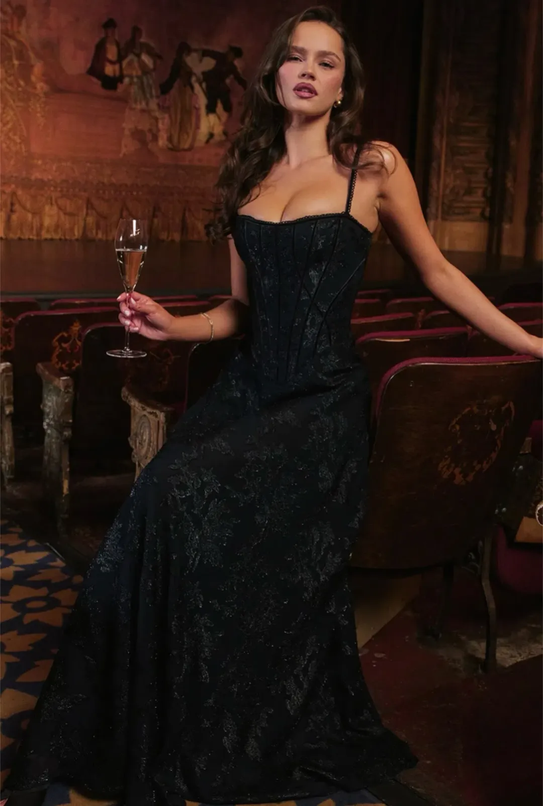 House of CB Esme midnight blue size 10 for rent on The Volte - main image