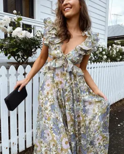 zimmermann super eight ruffle gown for rent on The Volte - image 1