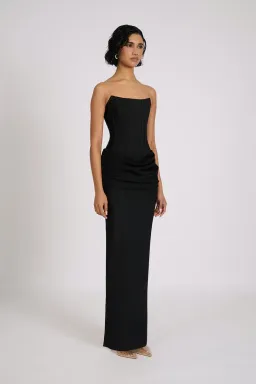 Eliya The Label Hilda Gown Black Size M / AU 10 for rent on The Volte - image 3