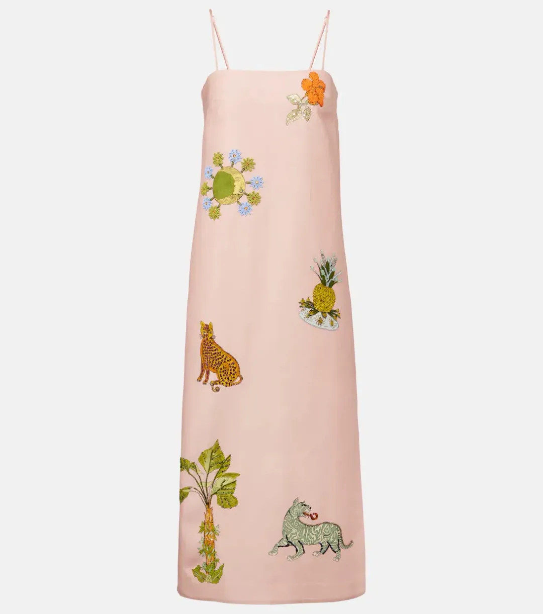 ALEMAIS Exclusive Hazel Printed Maxi Dress Pink Size 10 for rent on The Volte - main image