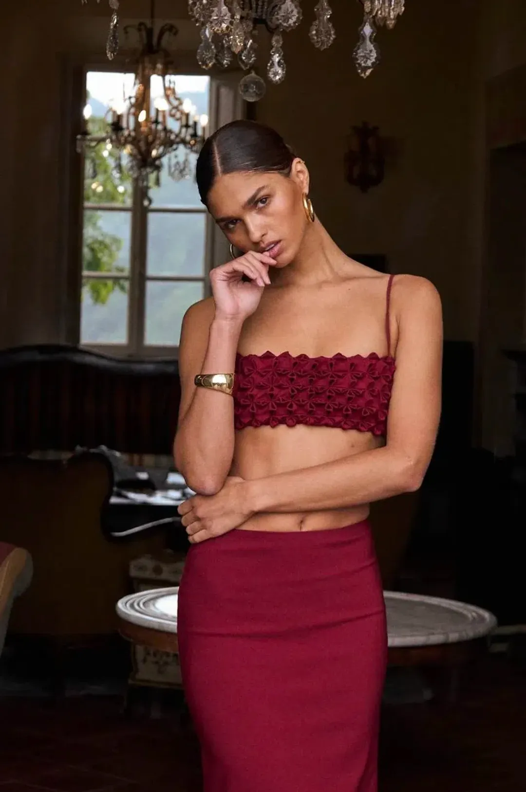 ANCE GRIA Micro Jude top & Jude Pin Skirt. Size S / AU 8 for rent on The Volte - main image