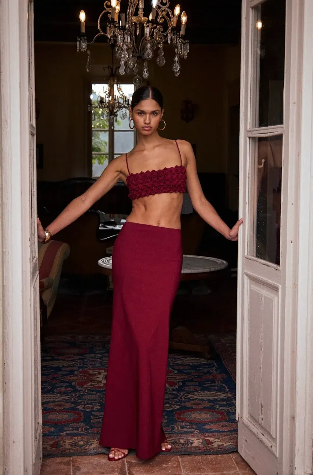 ANCE GRIA Micro Jude top & Jude Pin Skirt. Size S / AU 8 for rent on The Volte - main image