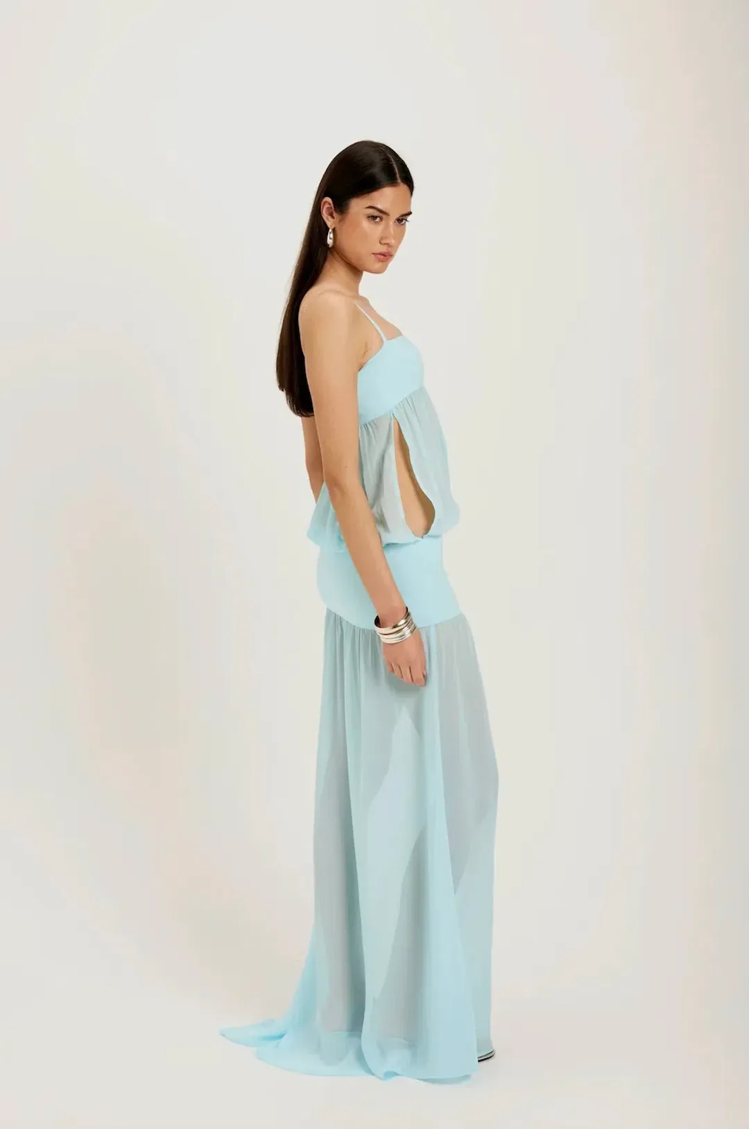 ANCE GRIA Romeo Gown Aqua. Size S / AU 8 for rent on The Volte - main image