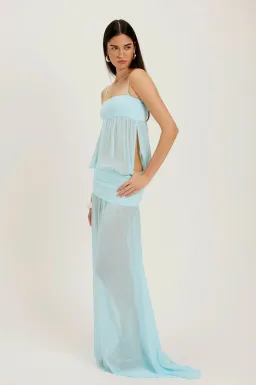 ANCE GRIA Romeo Gown Aqua. Size S / AU 8 for rent on The Volte - image 4