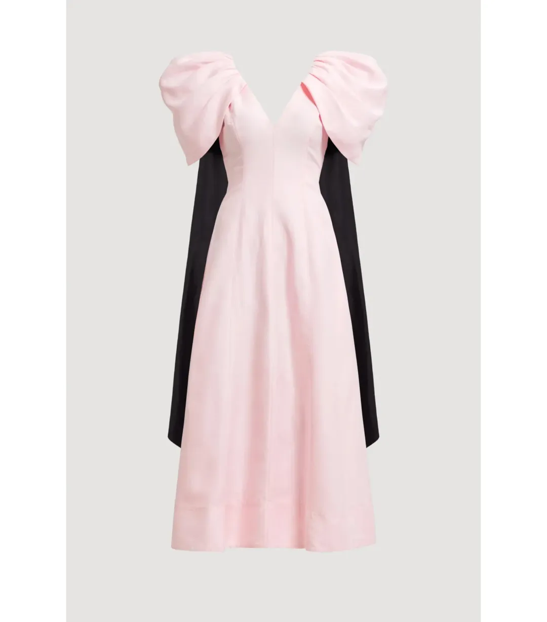Aje Bisou Midi Dress Pastel pink Size 8 for rent on The Volte - main image