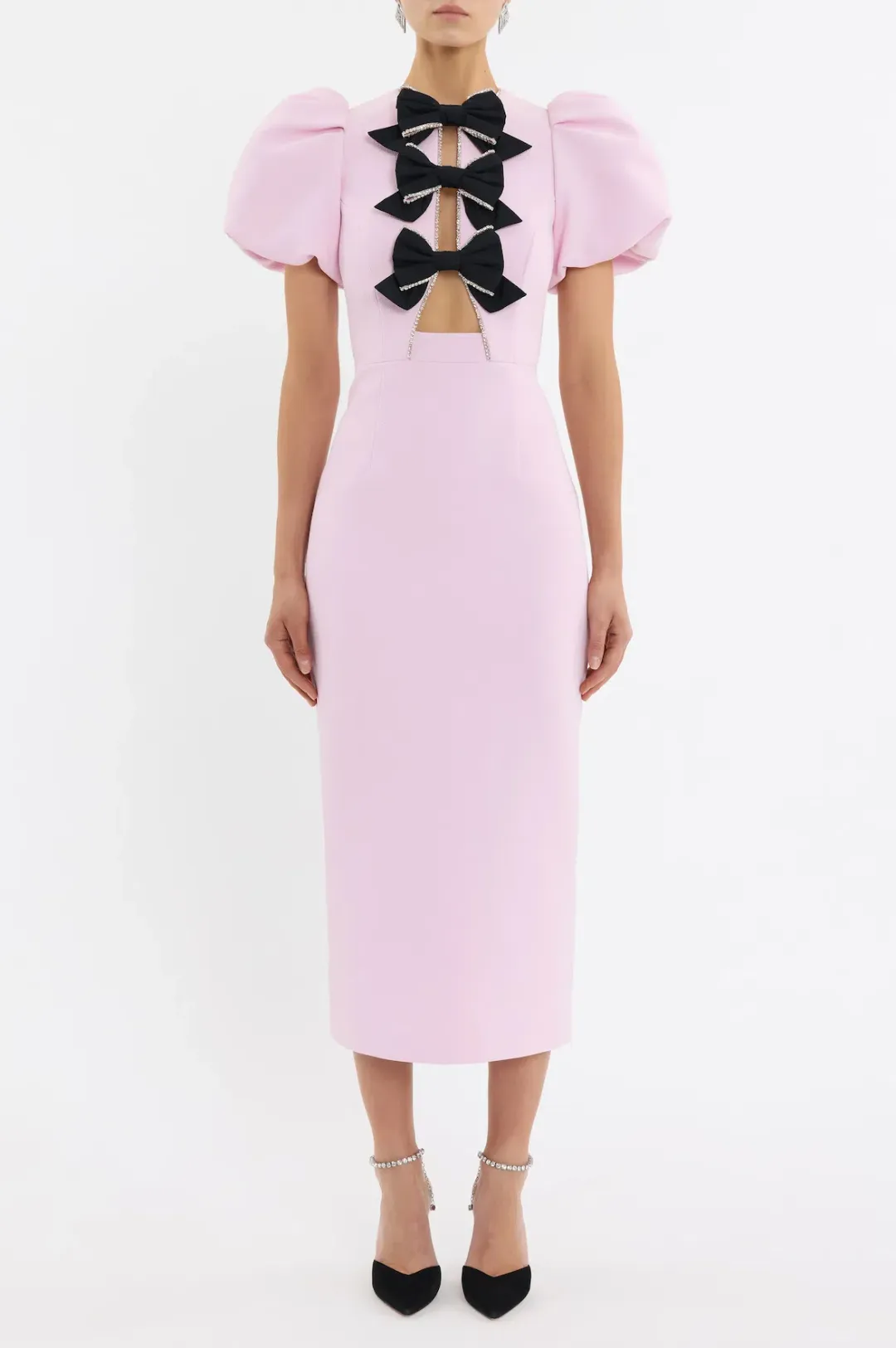 Rebecca Vallance Nemy Midi Dress Size 8 for rent on The Volte - main image