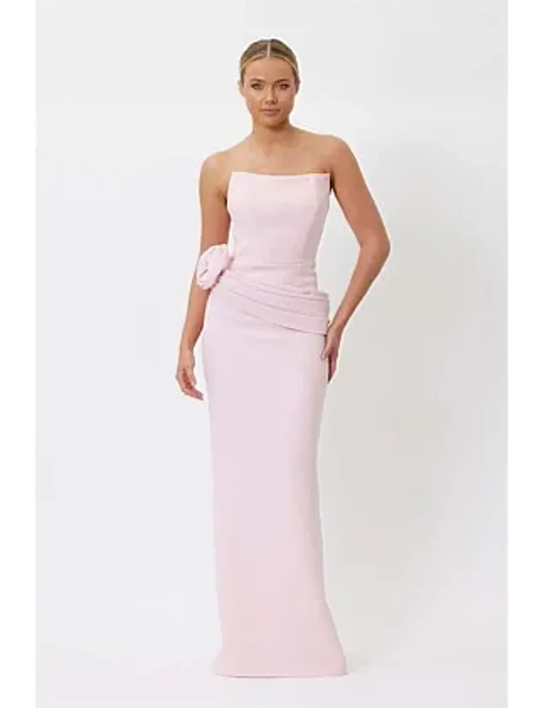 Bianca Bridgett ILLIYANA MAXI DRESS Pink Size 12 for rent on The Volte - main image