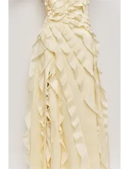 Aje Allairie Gown Yellow Size 8 for rent on The Volte - image 3