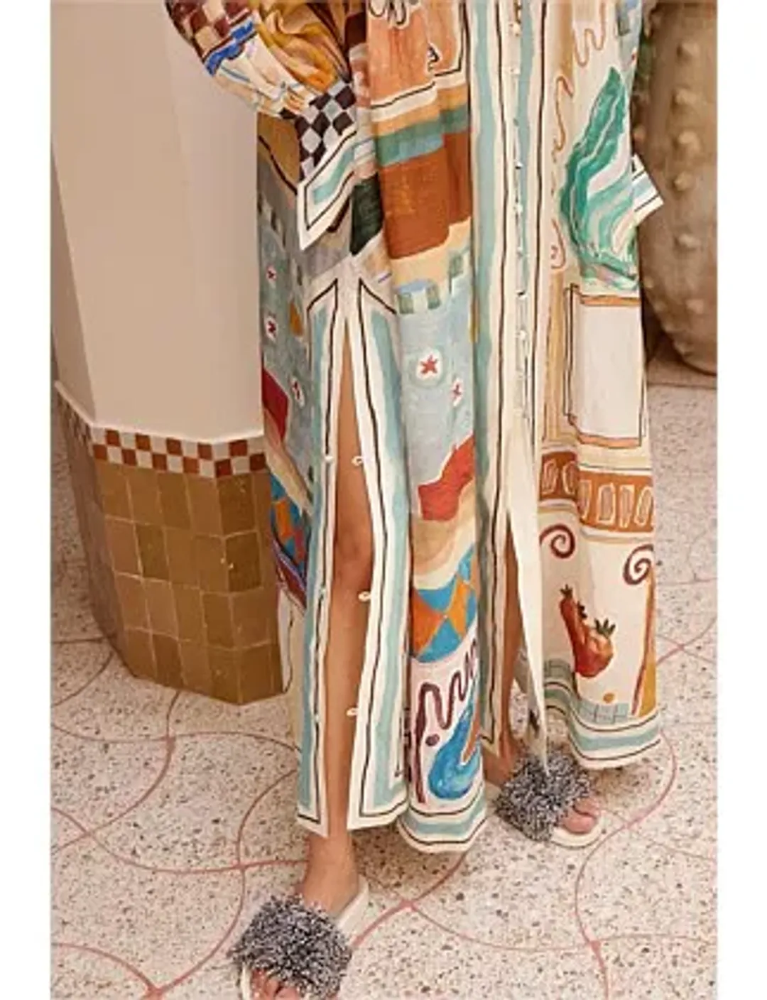 Alemais MICHELLE SHIRTDRESS Multi Size 8 for rent on The Volte - main image