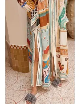 Alemais MICHELLE SHIRTDRESS Multi Size 8 for rent on The Volte - image 6