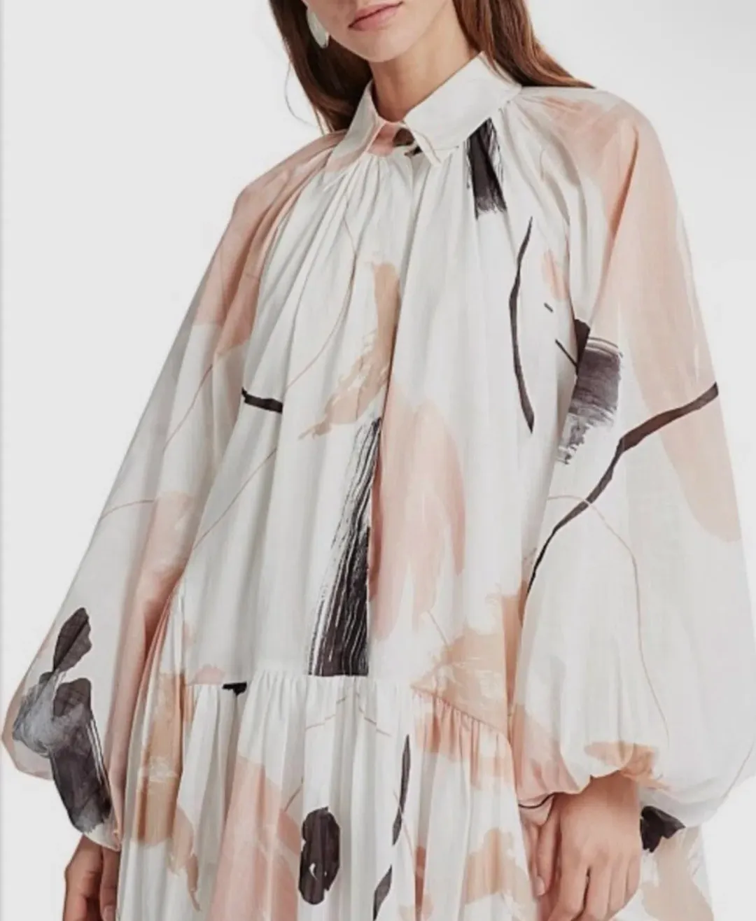 AJE SERENITY SMOCK MAXI DRESS for rent on The Volte - main image