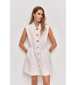 Aje Sacha Mini Dress Pastel Pink Size AU 10 for rent on The Volte - image 2