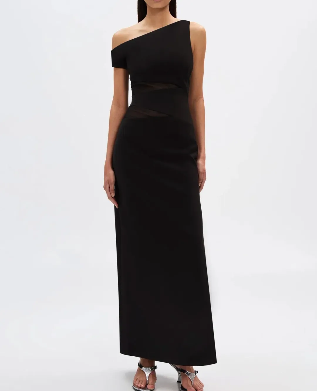 Misha Leni Twill Dress - Black - size 36 / S / AU8 for rent on The Volte - main image