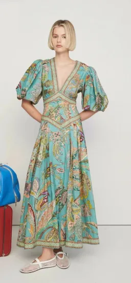 Alemais Franca midi dress AU size 14 for rent on The Volte - image 1