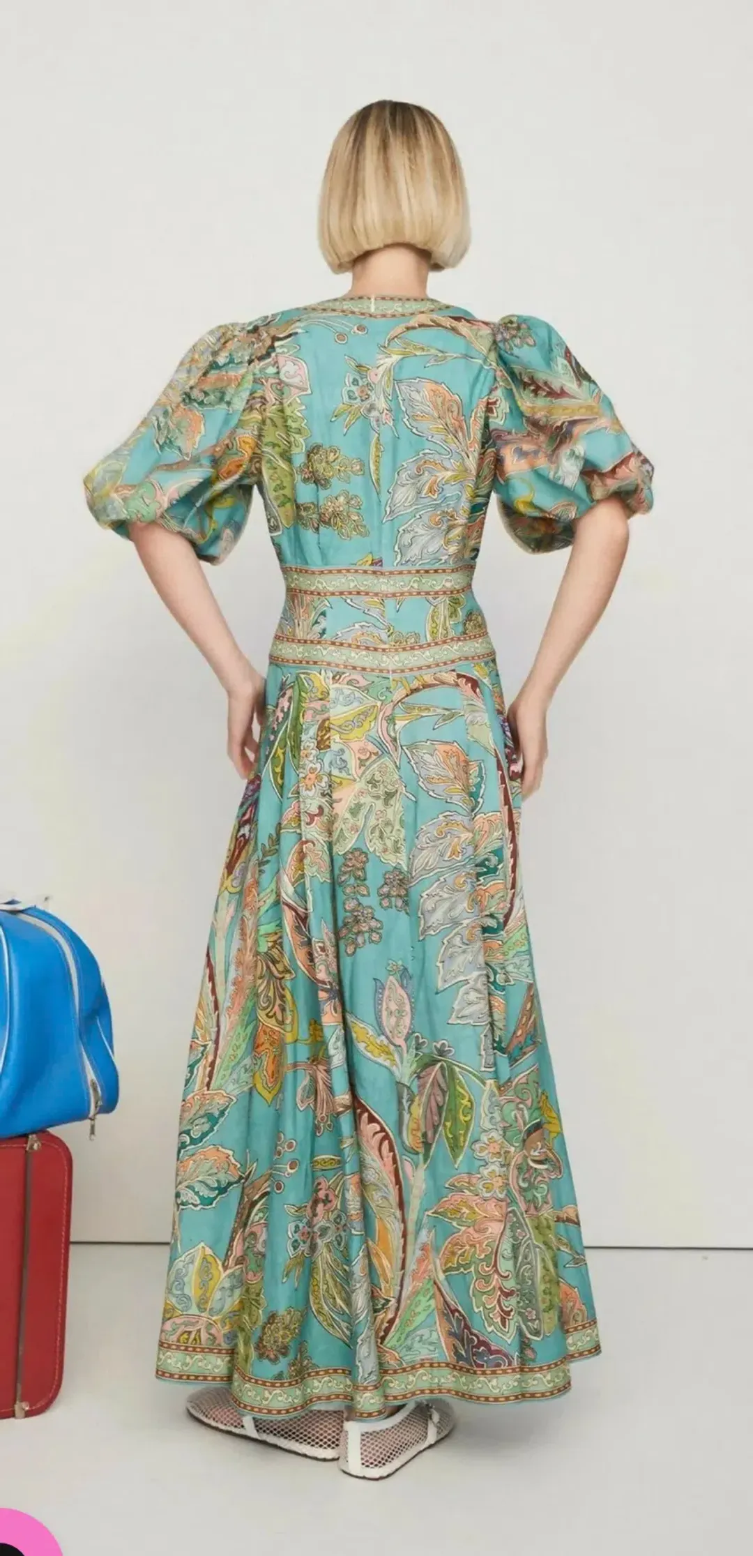 Alemais Franca midi dress AU size 14 for rent on The Volte - main image