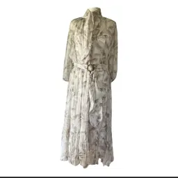 Zimmerman silk high neck midi dress for rent on The Volte - image 1