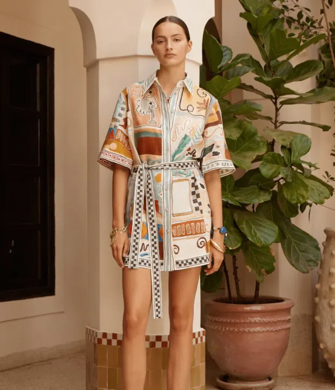 Alemais Michelle Mini Dress AU Size 10 for rent on The Volte - main image