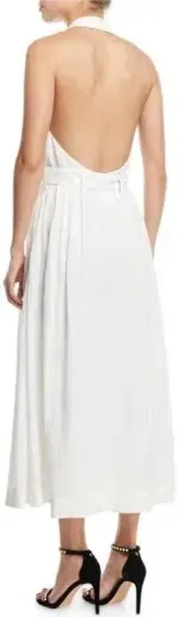 Zimmermann Primrose Halter Dress White for rent on The Volte - image 2