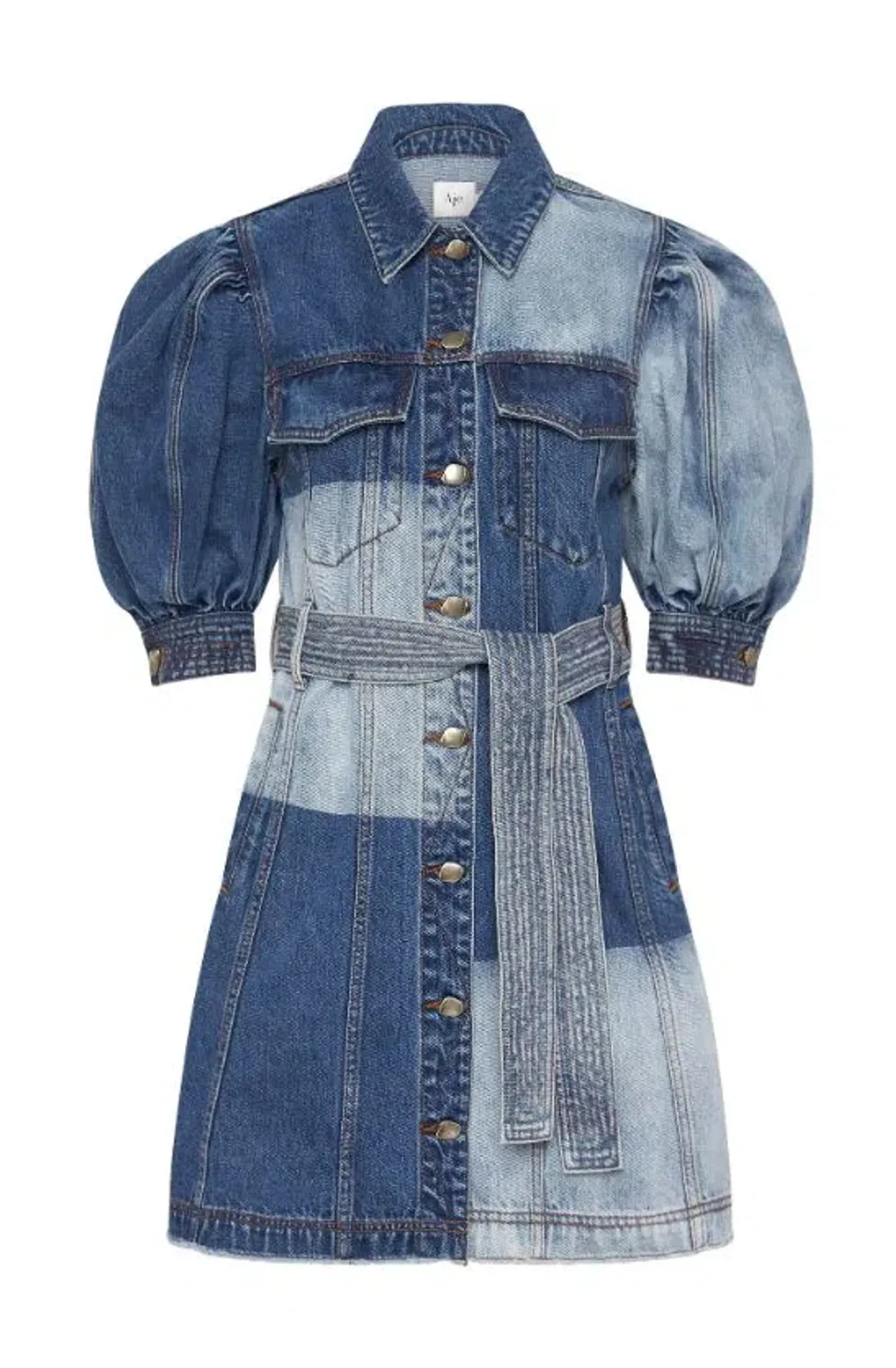 Aje Freecycle Patchwork Dress for rent on The Volte - main image