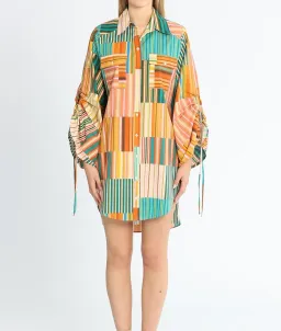 Alemais Sloane Stripe Shirt Dress  for rent on The Volte - image 3