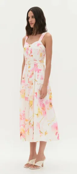 Aje Zarie Midi Dress size 8 for rent on The Volte - image 3