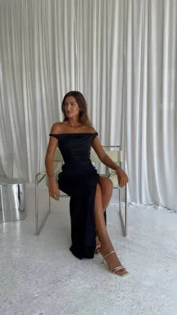 Sheike Stella Maxi Dress Black Size 12 for rent on The Volte - image 1