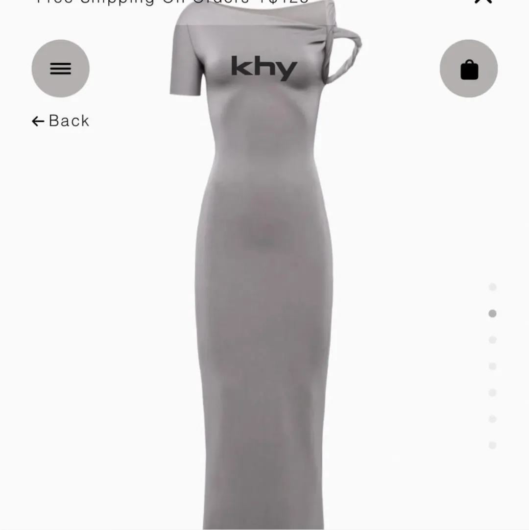 Khy by Kylie Jenner Twist Maxi Stone size 8 for rent on The Volte - main image