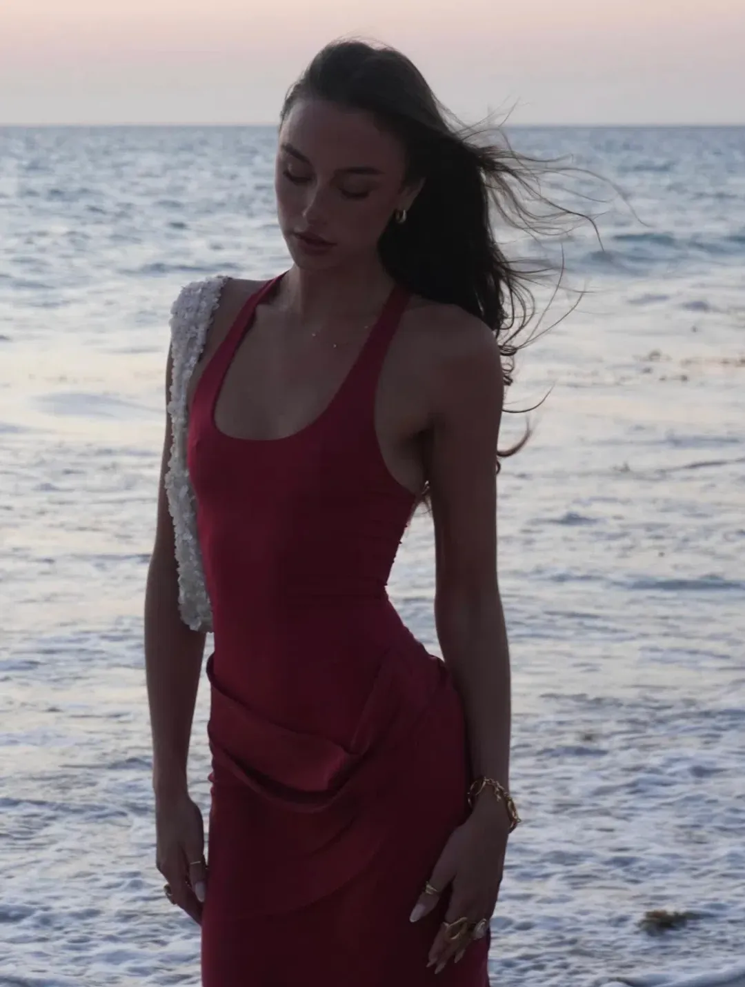 Jade Maxi Dress in Scarlet Red AU 8Jade Maxi Dress in Scarlet Red AU 8 for rent on The Volte - main image