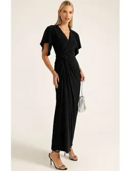 Sacha Drake THE EMPORIUM MAXI DRESS Black Size 14 for rent on The Volte - image 4