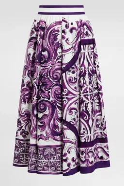 DOLCE & GABBANA Majolica print bustier and skirt (AU 6) for rent on The Volte - image 3