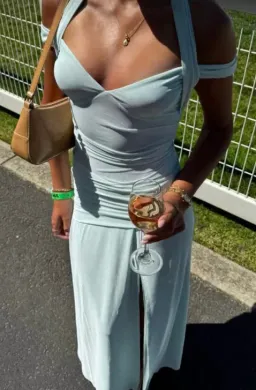 Bec & Bridge Winnie Halter Maxi Dress Spearmint Size AU 8  for rent on The Volte - image 1