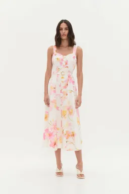 Aje Zarie Midi Dress 8 for rent on The Volte - image 1