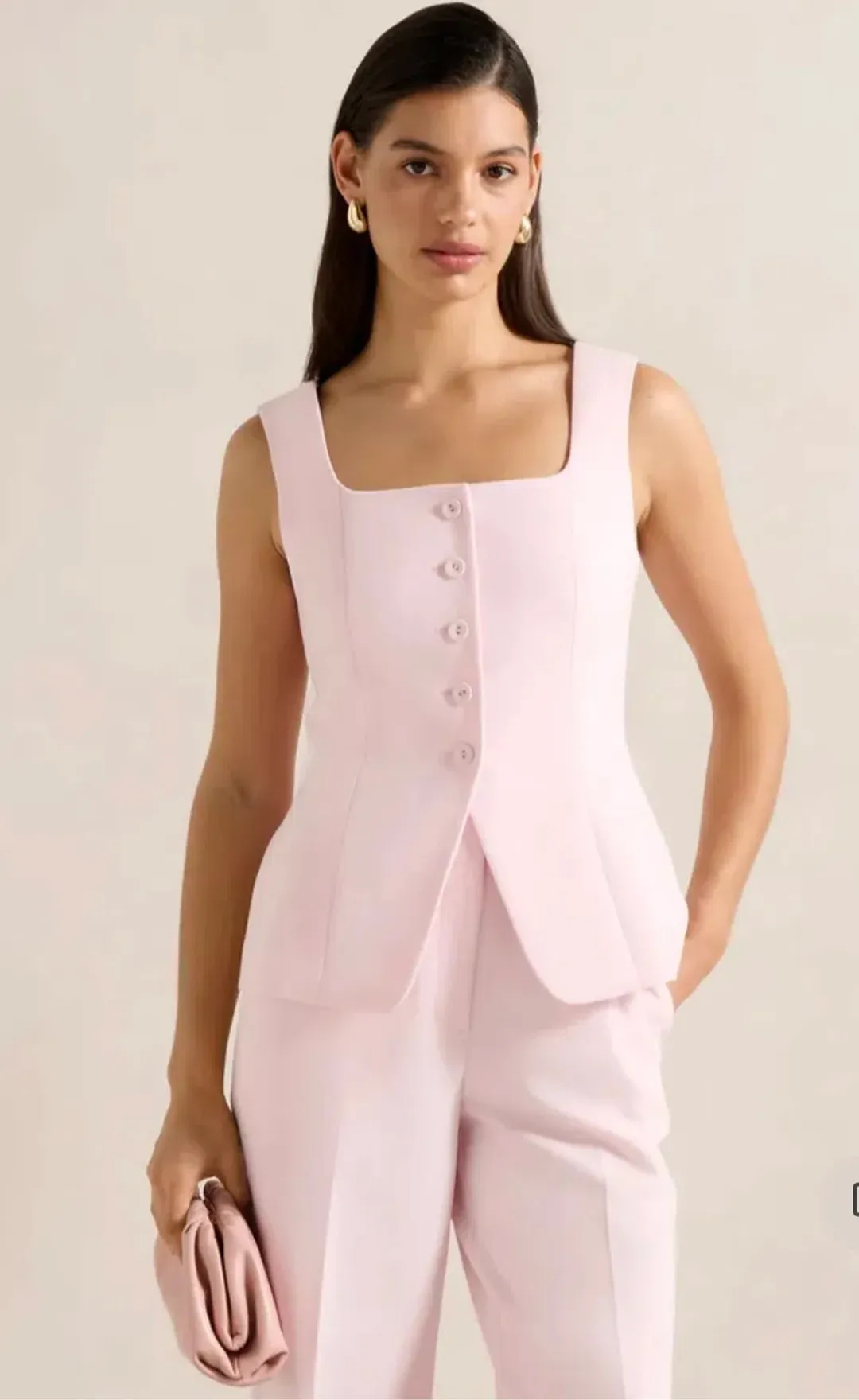 Forever New matching pink suit set  for rent on The Volte - main image