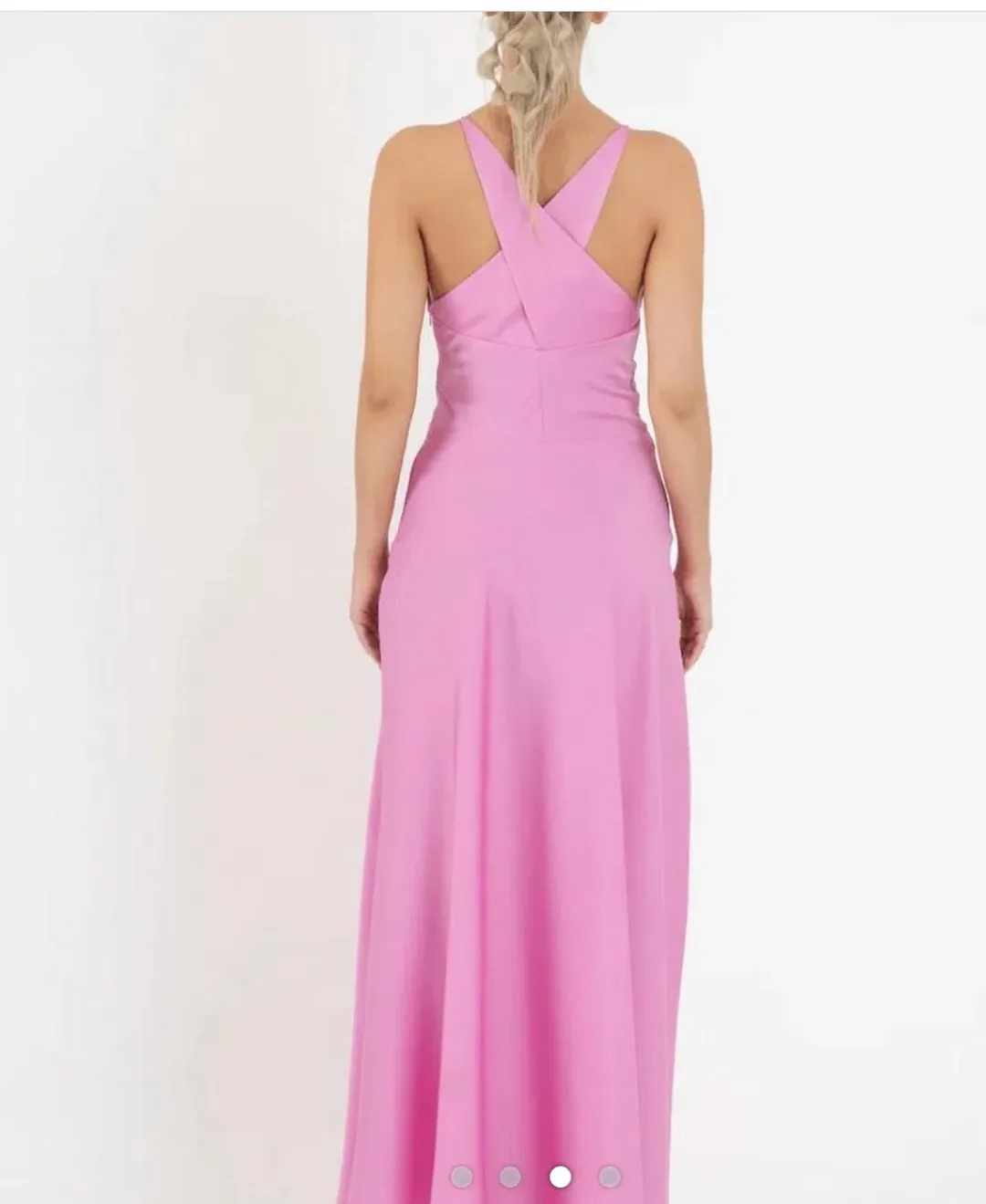 One fell swoop pink maxi dress  for rent on The Volte - main image