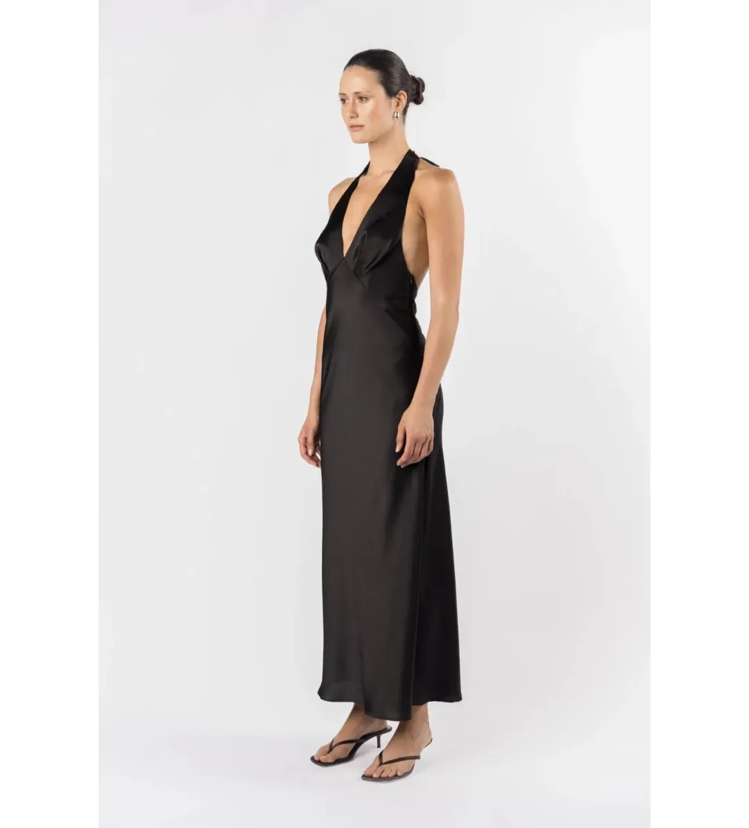 One Fell Swoop Cloe' Maxi Dress Obsidian Size AU 8 for rent on The Volte - main image