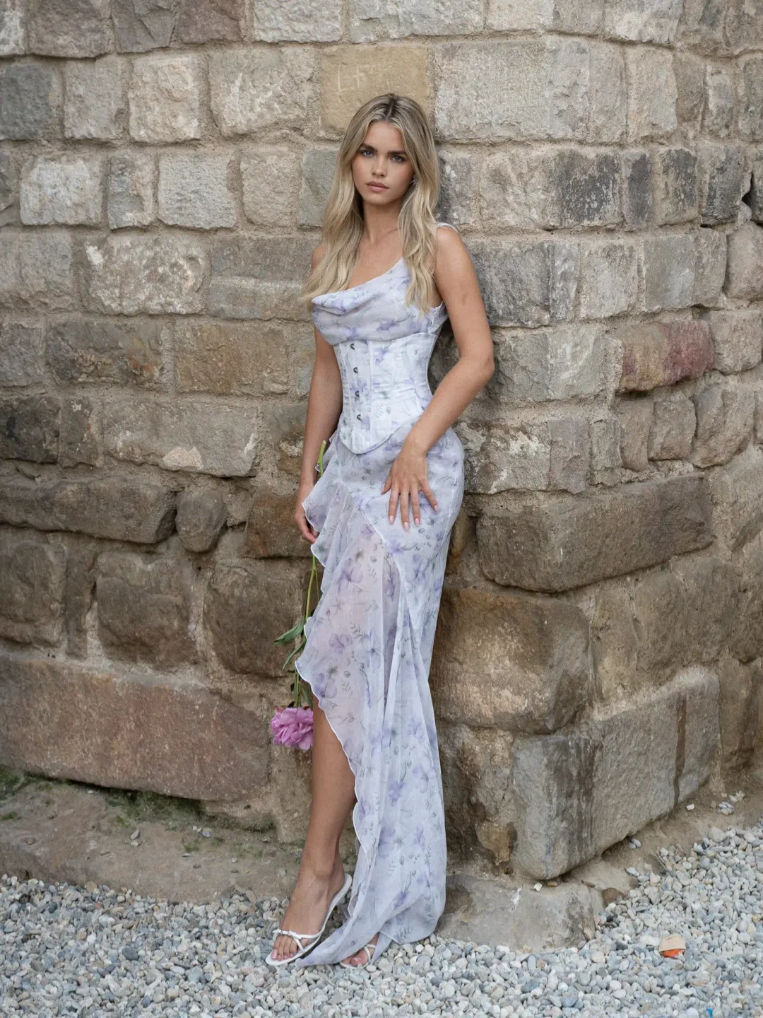 Cherie Attire - Rosario Floral Maxi Dress for rent on The Volte - main image