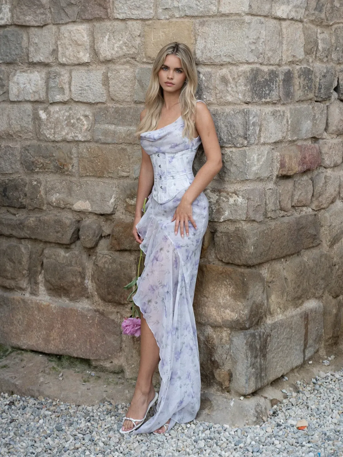 Cherie Attire - Rosario Floral Maxi Dress for rent on The Volte - main image